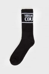 Skarpety męskie VERSACE JEANS COUTURE. Skarpety męskie Versace Jeans Couture, bez wzorów, z jeansu. W wyprzedaży za 105.47 zł.
