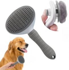 Hurt-net Samoczyszczaca szczotka do sierści dla psa i kota wygodna i skuteczna. Golarki i trymery Hurt-net. Za 10.99 zł.