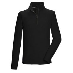 Polar Killtec KSW 99. Czarne bluzy sportowe męskie KILLTEC, na zimę, bez wzorów, z polaru, bez kaptura, narciarskie. Za 191.50 zł.