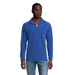 Bluza Polarowa Unisex Dla Dorosłych Ness Half Zip. Niebieskie bluzy sportowe męskie SOL'S, na zimę, m, bez wzorów, z polaru, bez kaptura. Za 117.99 zł.