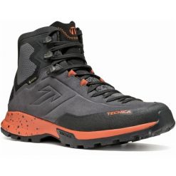 Buty trekkingowe męskie Tecnica Forge Hike Mid Gtx. Szare trekkingi męskie TECNICA, z materiału, za kostkę, bez zapięcia. Za 827.00 zł.