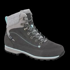 Damskie buty trekkingowe Trezeta Velvet W'S. Niebieskie obuwie trekkingowe damskie Trezeta, z zamszu, bez zapięcia. Za 499.90 zł.