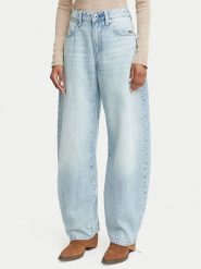 G-Star Jeansy Barrel 3D D30623-D788 Niebieski Wide Leg. Niebieskie jeansy damskie G-Star, bez wzorów, z bawełny, retro. Za 469.99 zł.