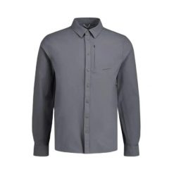 Koszula z długim rękawem Kathmandu Sun Breaker. Niebieskie koszule męskie KATHMANDU, l, bez wzorów, z materiału, klasyczne, bez kołnierzyka, bez ramiączek. Za 317.00 zł.