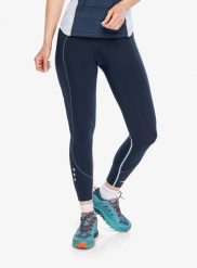Legginsy do biegania damskie Crazy Leggings Cute Light. Niebieskie legginsy damskie CRAZY, bez wzorów, z tkaniny. Za 445.49 zł.