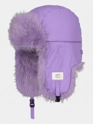 Czapka Damska Barts Hawka Bomber. Fioletowe czapki damskie Barts, na zimę, bez wzorów, z materiału, eleganckie. Za 249.00 zł.