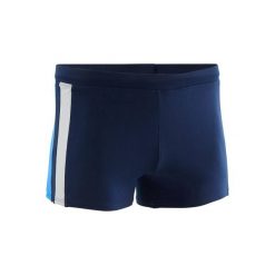 Bokserki pływackie 500 YOKE męskie. Niebieskie bokserki męskie NABAIJI, bez wzorów, z materiału. Za 39.99 zł.