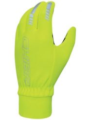 Lekkie rękawiczki zimowe unisex Chiba Thermofleece Waterpro. Żółte rękawiczki męskie Chiba, na zimę, bez wzorów, z elastanu. Za 94.00 zł.
