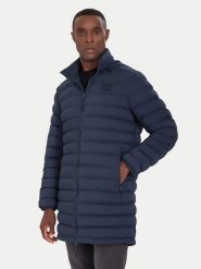 EA7 Emporio Armani Płaszcz zimowy 7M000687 AF15953 UB102 Granatowy Regular Fit. Niebieskie płaszcze męskie EA7 Emporio Armani, na zimę, m, bez wzorów, z syntetyku, bez kołnierzyka, bez kaptura. Za 1,469.00 zł.