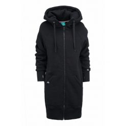 Bluza sportowa rozpinana z kapturem damska DEEP TRIP Luzak. Czarne bluzy damskie DEEP TRIP, m, bez wzorów, casualowe, bez ramiączek, z kapturem. Za 389.00 zł.