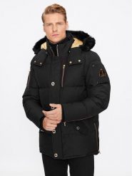 Moose Knuckles Kurtka puchowa Gold 3Q Jacket Sharling M32MJ128GS Czarny Regular Fit. Czarne kurtki męskie Moose Knuckles, m, bez wzorów, z bawełny, bez kaptura. Za 6,199.00 zł.