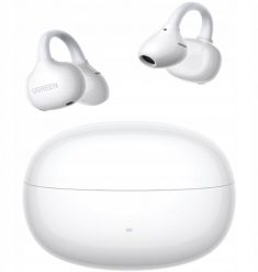 Słuchawki Ugreen Słuchawki dokanałowe WS218 ClipBuds LDAC (białe). Białe słuchawki dokanałowe Ugreen. Za 173.12 zł.