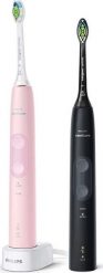 Szczoteczka Philips Sonicare ProtectiveClean 4500 HX6830/35 2szt. Pink/Black. Czarne szczoteczki elektryczne Philips. Za 469.00 zł.