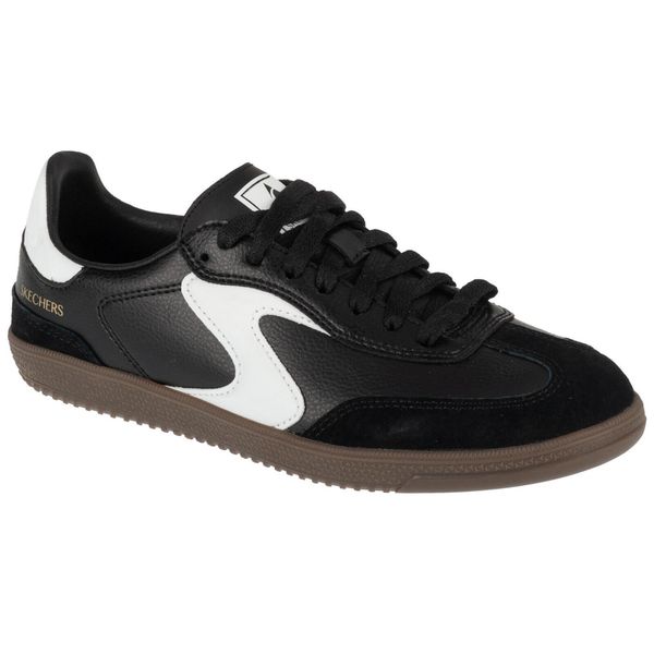 Buty sportowe Sneakersy damskie, Hotshot - Kickoff. Czarne obuwie sportowe damskie Skechers, bez wzorów, bez zapięcia, trekkingowe, Skechers Sport. Za 239.99 zł.