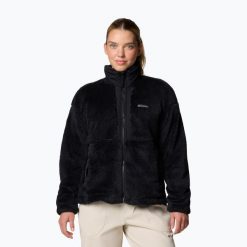 Bluza damska Columbia Boundless Discovery Sherpa Full Zip II. Czarne bluzy damskie Columbia, bez wzorów, bez ramiączek, bez kaptura. Za 409.99 zł.