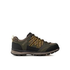 Buty męskie trekkingowe Regatta Samaris Low II. Zielone trekkingi męskie Regatta, bez zapięcia. Za 229.00 zł.