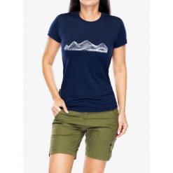 Koszulka merino damska Sensor Merino Active PT Tee SS. Niebieskie koszulki sportowe damskie Sensor, bez wzorów, bez ramiączek. Za 251.99 zł.