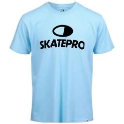 Odzież T-shirts unisex SkatePro Koszulka - S - Sky Blue. Niebieskia bluzki damskie SKATEPRO, s, bez wzorów, z materiału, sportowe, bez kołnierzyka, bez ramiączek. Za 119.99 zł.