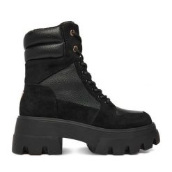 Trapery MEXX. Czarne trapery damskie Mexx, bez zapięcia. Za 299.99 zł.