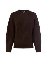 MbyM sweter z dzianiny - Gillian Kobiety dzianina grubo tkana brązowy, S/M. Brązowe swetry nierozpinane damskie mbyM, m, bez wzorów, z dzianiny, bez kołnierzyka, bez ramiączek. Za 229.95 zł.