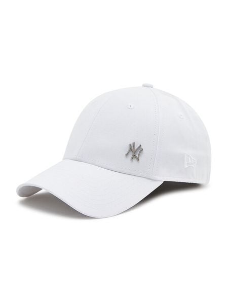 New Era Czapka z daszkiem Mlb Flawess Logo B 11209938 Biały. Białe czapki damskie New Era, bez wzorów, z materiału. Za 79.99 zł.