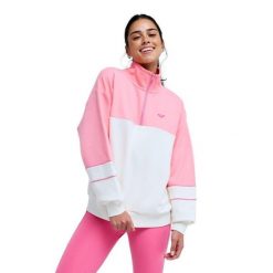 Bluza dla Kobiety ESS ENERGY NEW Różowy. Czerwone bluzy damskie Roxy, bez wzorów, z bawełny, casualowe, bez ramiączek, bez kaptura. Za 319.99 zł.