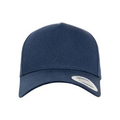 Czapka Flexfit 5-panel curved. Niebieskie czapki damskie FLEXFIT, bez wzorów. Za 72.40 zł.