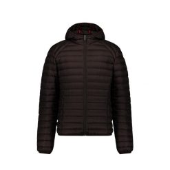 Kurtka puchowa z kapturem JOTT Nico. Czarne kurtki męskie Jott, m, bez wzorów, z puchu, z kapturem. Za 761.00 zł.