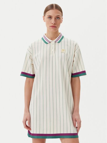 Fila Sukienka codzienna Lavinia FAW0998 Écru Oversize. Sukienki damskie Fila, na co dzień, xs, bez wzorów, z bawełny, bez kołnierzyka, bez ramiączek, oversize. Za 179.99 zł.