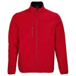 Męska Kurtka Soft Shell Falcon. Czerwone kurtki męskie SOL'S, m, bez wzorów, sportowe, bez kaptura. Za 228.99 zł.