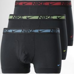 Bokserki Nike Trunk Dri-Fit Stretch Micro 3 szt. 9VS KE1152. Białe bokserki męskie Nike, bez wzorów. Za 177.66 zł.