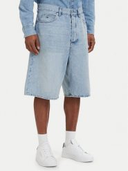 Tommy Jeans Szorty jeansowe Theo DM0DM23007 Niebieski jasny Loose Fit. Niebieskie szorty męskie Tommy Jeans, bez wzorów, z bawełny. Za 409.99 zł.