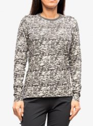 Bluza rowerowa damska Fjallraven/Specialized Cotton CaliSwe LS. Szare bluzy damskie Fjällräven, na lato, s, bez wzorów, z bawełny, bez ramiączek, bez kaptura. Za 280.49 zł.