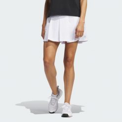 Skort Women's Ultimate365 Tour Pleated. Białe szorty damskie Adidas, bez wzorów, sportowe. Za 337.40 zł.