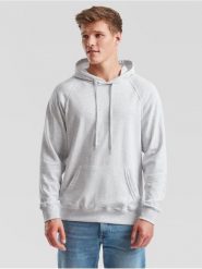 Lekka bluza z kapturem Fruit Of The Loom Gris. Szare bluzy damskie fruit of the loom, m, bez wzorów, z bawełny, bez ramiączek, z kapturem. Za 161.99 zł.