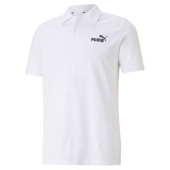 Koszulka sportowa męska Puma Ess Pique. Białe koszulki sportowe męskie Puma, m, bez wzorów, bez ramiączek, na golfa. Za 99.00 zł.