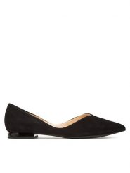 HÖGL Baleriny Basic 0-170012 Czarny. Czarne balerinki damskie HÖGL, bez wzorów, ze skóry, bez obcasa, bez zapięcia. Za 449.99 zł.