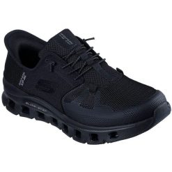 Buty sportowe męskie Skechers Glide step Pro. Czarne buty sportowe męskie Skechers, bez wzorów, bez zapięcia. Za 490.00 zł.