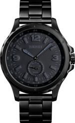 Zegarek Męski Skmei 1513BK + BOX. Zegarki męskie Skmei, bez wzorów. Za 74.50 zł.