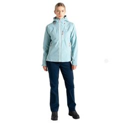 Damska Kurtka Wodoodporna Torrek II Colour Block. Niebieskie kurtki sportowe damskie Dare 2B, xl, bez wzorów, z materiału, bez ramiączek, z kapturem, trekkingowe. Za 171.99 zł.