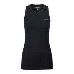 Damski tank top Falke Wool-Tech Light. Czarne topy damskie Falke, bez wzorów, bez kołnierzyka, bez ramiączek. Za 400.00 zł.