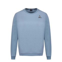 Bluza damska Le Coq Sportif Essentiels N°1. Niebieskie bluzy damskie le coq sportif, bez wzorów, z bawełny, casualowe, bez ramiączek, bez kaptura. Za 236.35 zł.