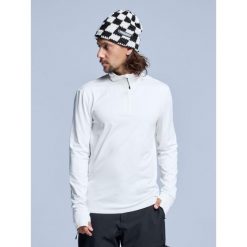 Bluza narciarska - Męska - Arctic 2.0 - Off White. Białe bluzy męskie POEDERBAAS, na zimę, m, bez wzorów, z elastanu, sportowe, bez ramiączek, bez kaptura. W wyprzedaży za 177.72 zł.