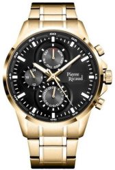 Zegarek męski Pierre Ricaud P97034.1114QF złoty. Żółte zegarki męskie Pierre Ricaud, bez wzorów, złote. Za 565.00 zł.