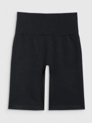 4F Legginsy kolarki treningowe bezszwowe damskie - czarne XS/S. Czarne legginsy sportowe damskie 4F, l, bez wzorów, z dzianiny, z podwyższonym stanem, krótkie, na fitness i siłownię. Za 119.99 zł.