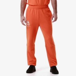 Autentyczne spodnie dresowe Kappa Giova. Brązowe spodnie dresowe damskie Kappa, bez wzorów, z dresówki, na fitness i siłownię. Za 266.00 zł.