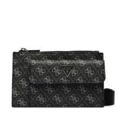 Saszetka Guess. Czarne saszetki i nerki męskie Guess, z aplikacjami. Za 284.99 zł.
