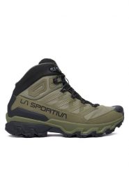 La Sportiva Trekkingi Ultra Raptor 3 Mid GTX ZFHS109 Zielony. Zielone botki męskie La Sportiva, z materiału, bez zapięcia. Za 999.99 zł.