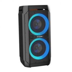 Głośnik bezprzewodowy Bluetooth W-KING T11 100W (czarny). Czarne głośniki przenośne W-KING. Za 764.99 zł.