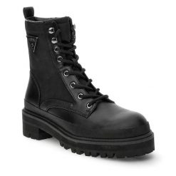 Trapery Guess. Czarne trapery damskie Guess, bez zapięcia. Za 599.99 zł.